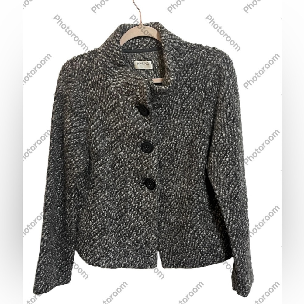 Kaliko Poly,Acrylic,Cashmere & Wool Blend Sweater Sz 14